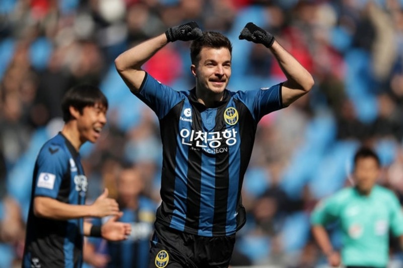 Incheon United và những khoảnh khắc ăn mừng chiến thắng